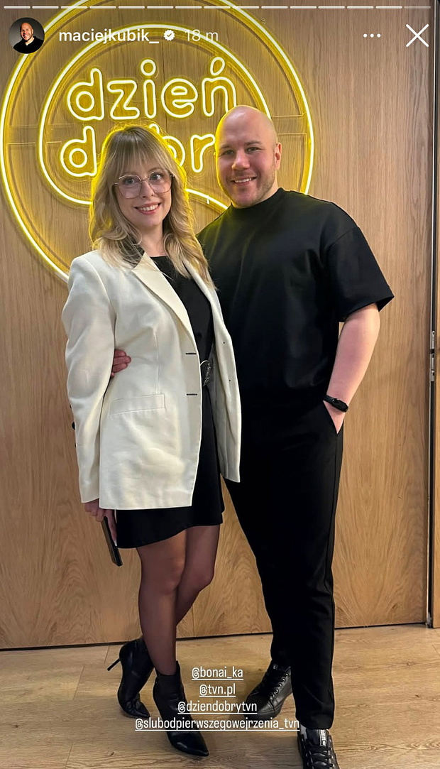 Karolina i Maciej ze "Ślubu" w "Dzień Dobry TVN"