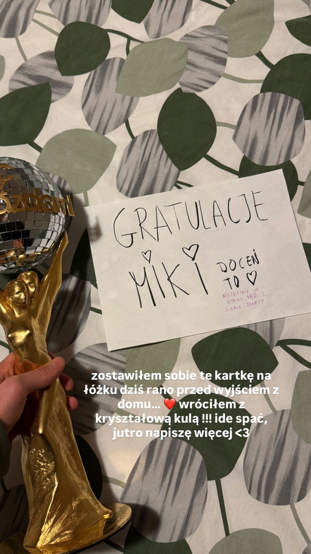 "Bagi" bladym świtem po finale "Tańca z gwiazdami" przekazał wieści