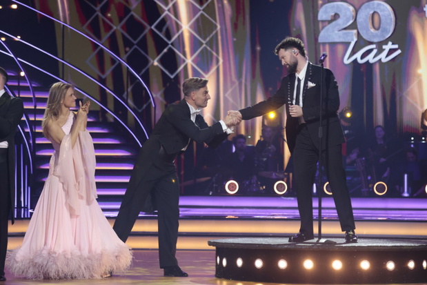 Agnieszka Kaczorowska i Marcin Rogacewicz na finale "Tańca z Gwiazdami" fot. ADAM JANKOWSKI/REPORTER