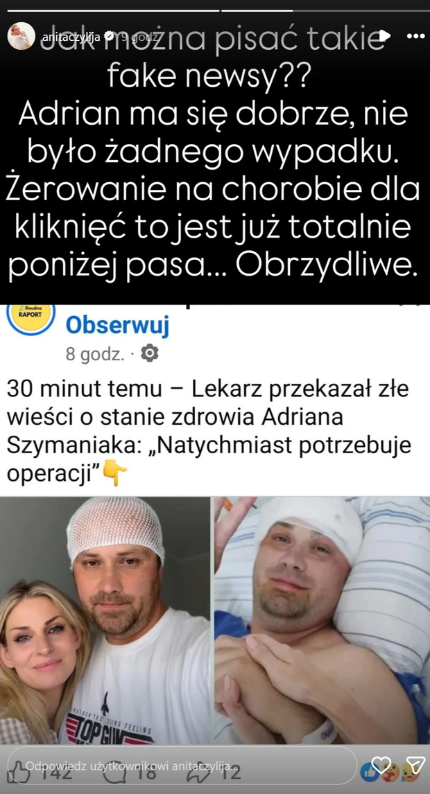 Anita ze "Ślubu od pierwszego wejrzenia" o fake newsach o Adrianie
