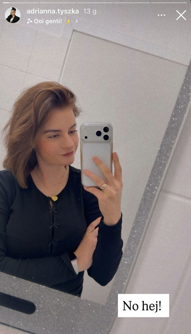 Ada z "Rolnika" w krótkich włosach