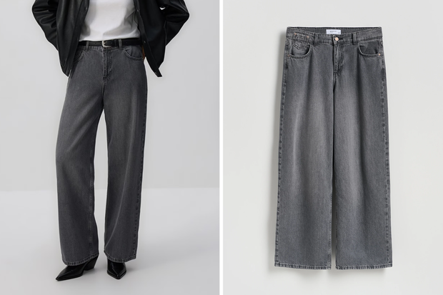 Modne spodnie "Granite Fold Jeans" w stylu Małgorzaty Kożuchowskiej z Reserved za 79,99 złotych