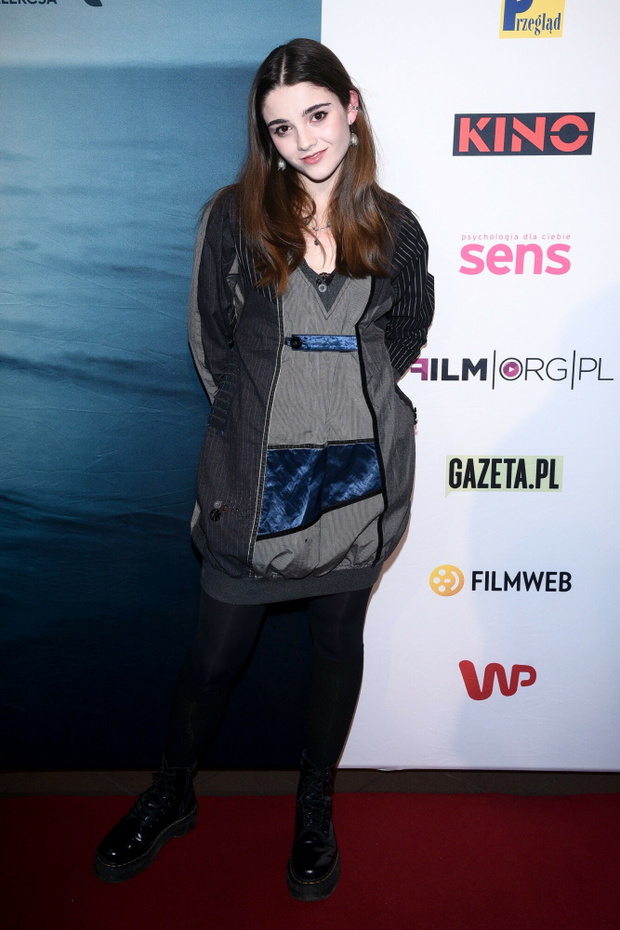 Alicja Wieniawa-Narkiewicz na premierze filmu