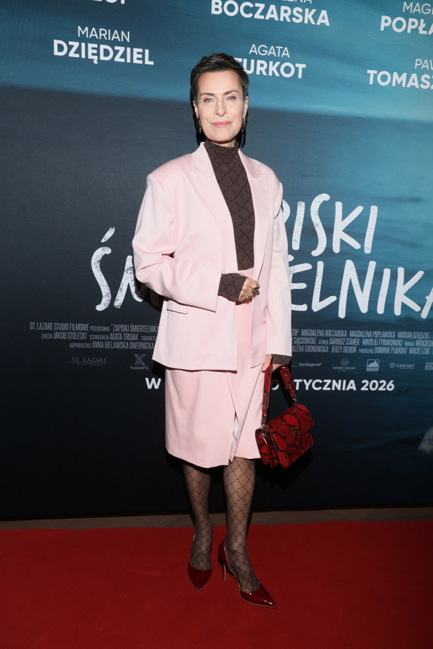 Danuta Stenka na premierze filmu
