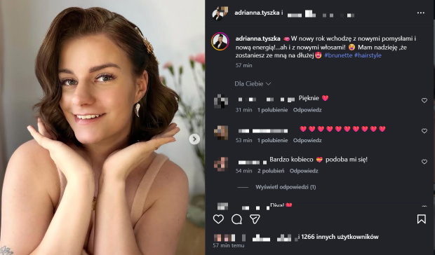 Ada z "Rolnk szuka żony" w nowej fryzurze