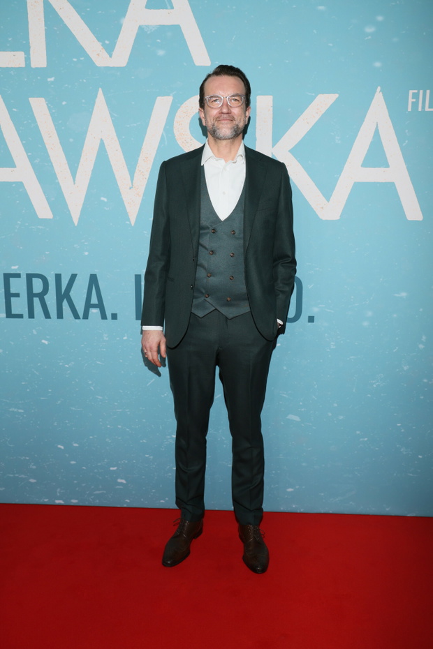 Tomasz Kot na premierze filmu "Wielka Warszawska"