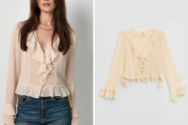 Modna bluzka "Western Frill" z House za 49,99 złotych
