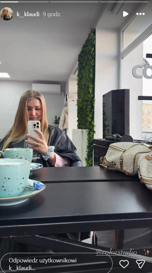 Klaudia z "Rolnik szuka żony" przeszła metamorfozę fryzury fot. Instagram @k__klaudi