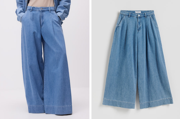 Modne jeansy "ultra wide leg" w stylu Małgorzaty Sochy z Reserved za 149,99 złotych