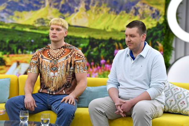 Łukasz Januszczak Janosik z "Farmy" i Paul Konopko w "Halo tu Polsat"