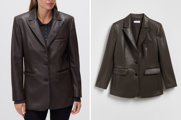 Modna marynarka "Chocolate Fudge" w stylu Małgorzaty Sochy z Reserved za 129,99 złotych