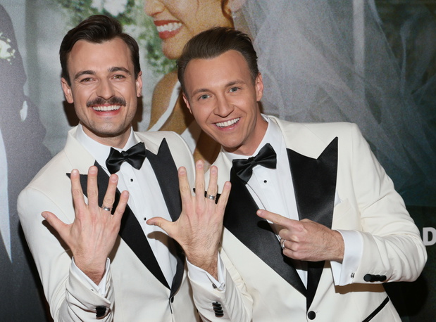 Błażej Stencel i Kamil Krupicz Polska premiera filmu "Drama"