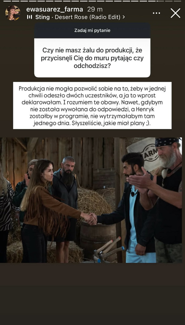 Ewa z "Farmy" ma żal do produkcji? Już tego nie ukrywa