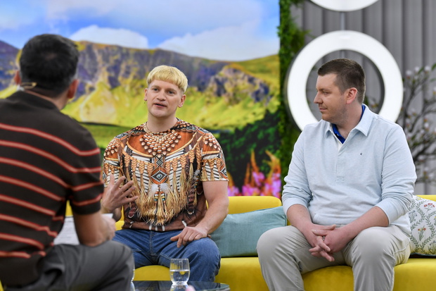 Łukasz Januszczak Janosik z "Farmy" i Paul Konopko w "Halo tu Polsat"