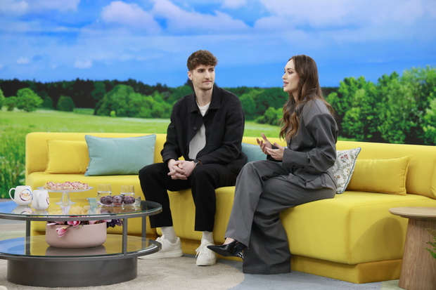 Daria Syta i Igor Grobelny w "Halo, tu Polsat" fot. AKPA/Gałązka