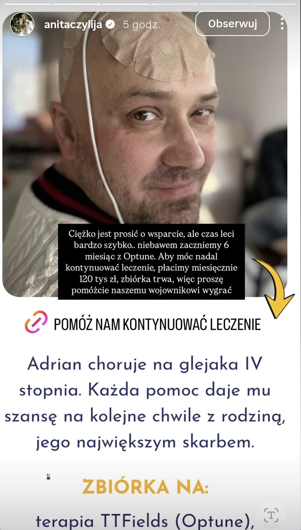 Anita ze "ŚOPW" przekazała nowe wieści ws. Adriana fot. Instagram @anitaczylija