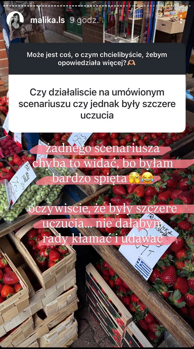 "Love is Blind: Polska" jest reżyserowane? Malika odpowiada