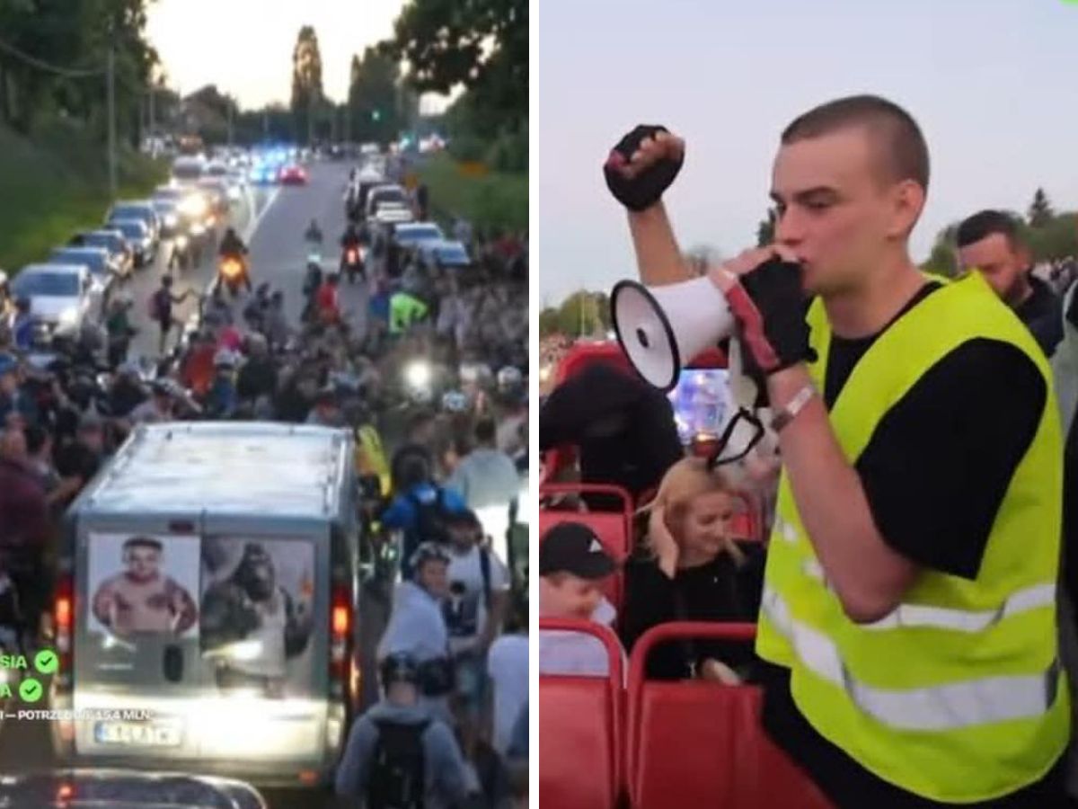 Tak wyglądało powitanie Łatwoganga w Gdańsku. Niesamowite sceny