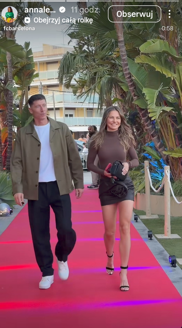 Anna Lewandowska w modnej spódnicy "rose skirt" na lato za ponad 6 tys. złotych. Tak wystroiła się na imprezę FC Barcelony