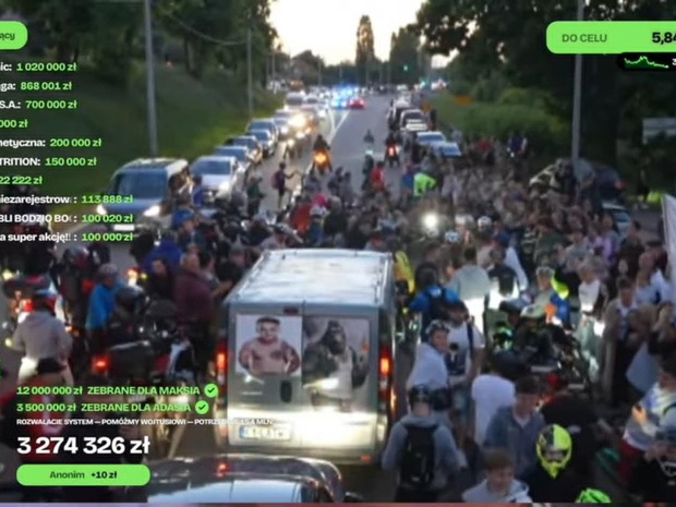 Tak wyglądało powitanie Łatwoganga w Gdańsku. Niesamowite sceny