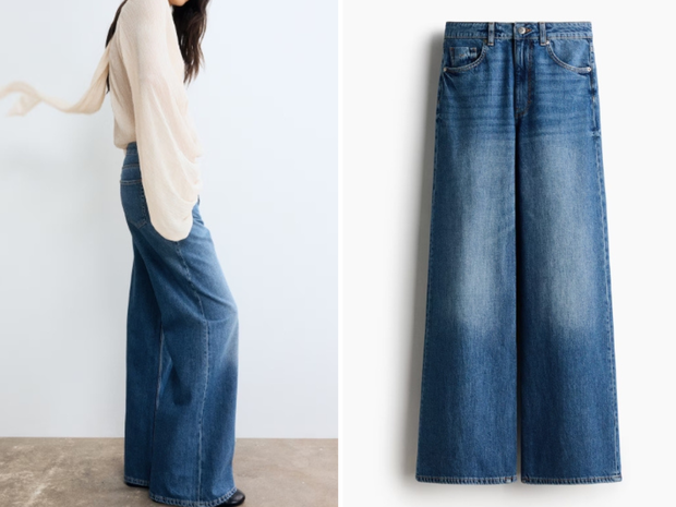 Jeansy "ultra-wide leg" w sklepach H&amp;M za 109,99 złotych
