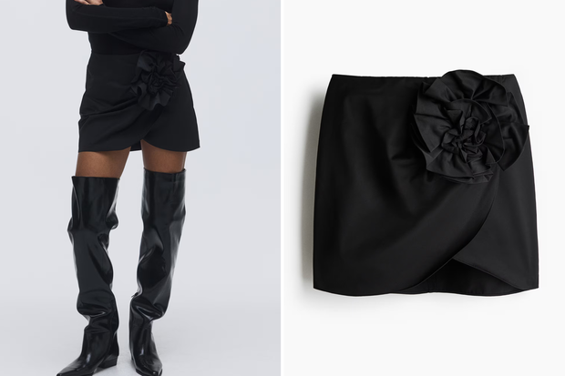 Modna spódnica "rose skirt" na lato w stylu Anny Lewandowskiej z H&M za 109,99 złotych