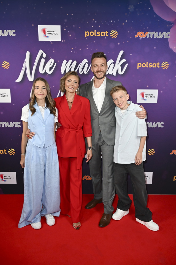 Kamil Baleja z mamą Anną na koncercie Nie ma jak u mamy