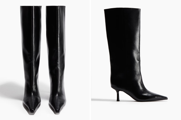 Modne kozaki "Noir cuissardes" w stylu Kasi Sokołowskiej z H&M za 199,99 złotych