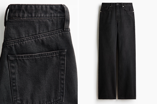 Spodnie "Crinkle Noir Jeans" w stylu Agnieszki Dygant z H&amp;M za 127,99 złotych
