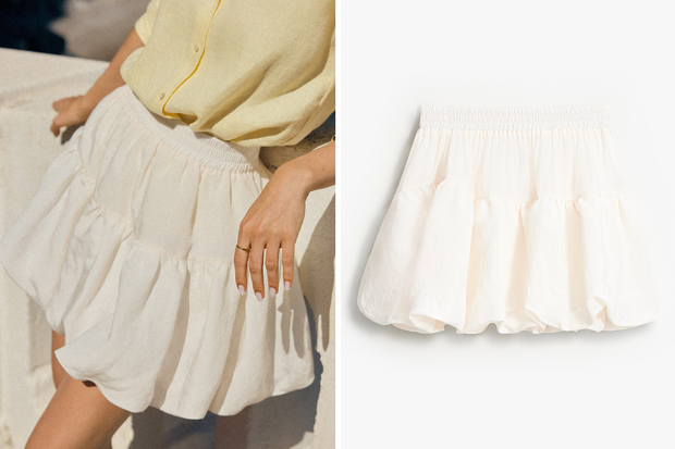 Modne "fared skirt-pants" w stylu Izabeli Macudzińskiej z Mohito za 119,99 złotych