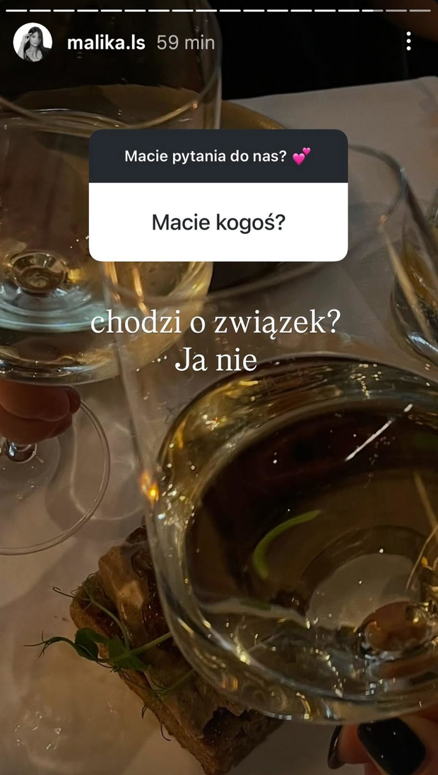 Malika z "Love is Blind: Polska" jest już w związku z nowym partnerem?