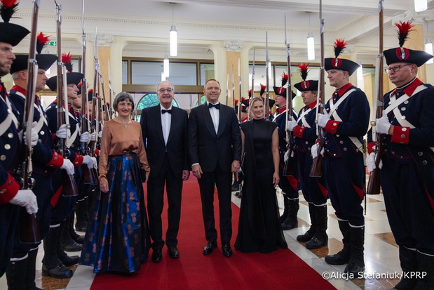 Marta Nawrocka niczym gwiazda Hollywood