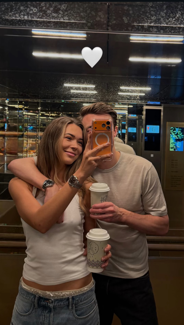 Sandra Kubicka z partnerem