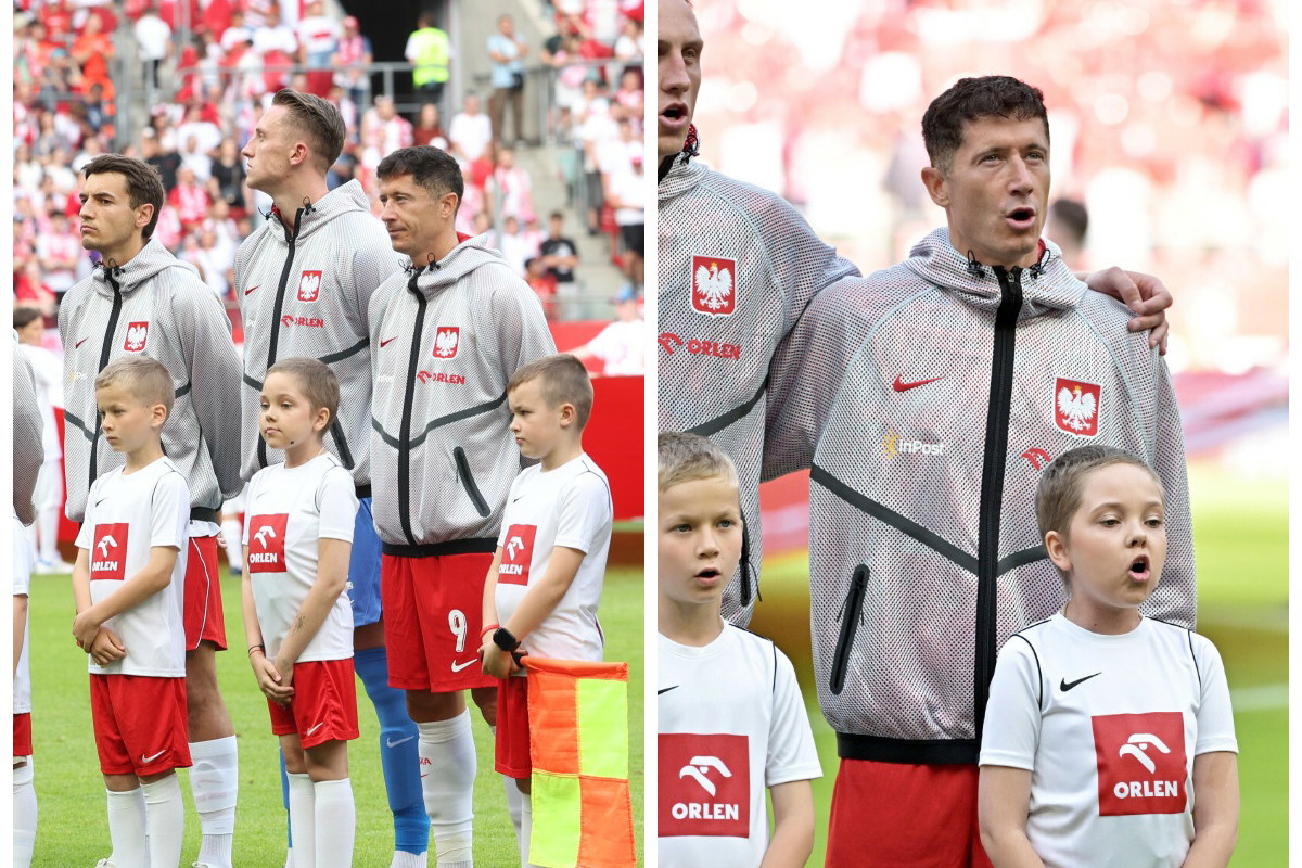 Piękne sceny przed meczem. Maja z Cancer Fighters weszła z Lewandowskim