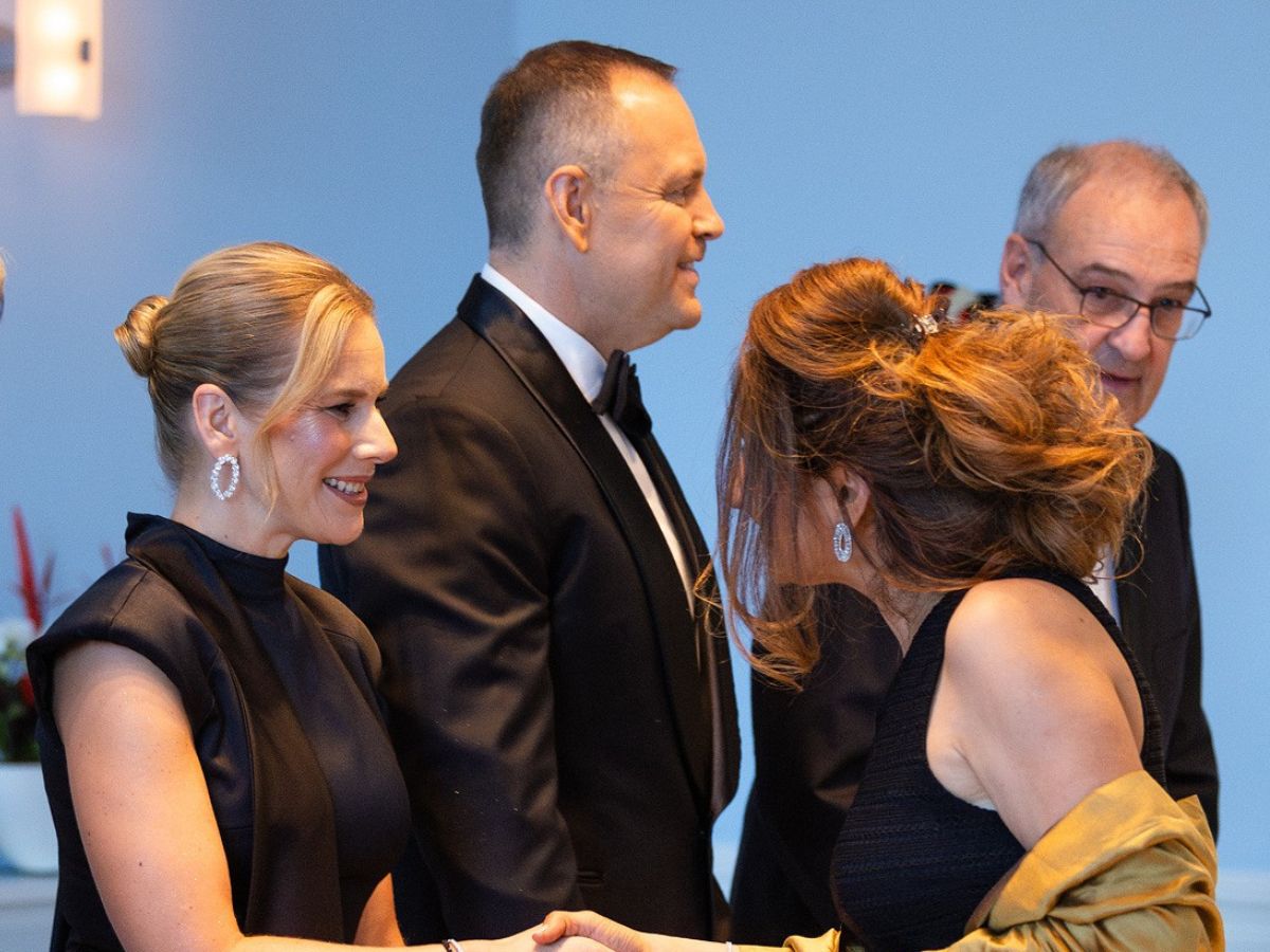 Marta Nawrocka niczym gwiazda Hollywood