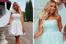 Eliza Trybała pochwaliła się swoją kreacją na komunię córki. W komentarzach poruszenie
