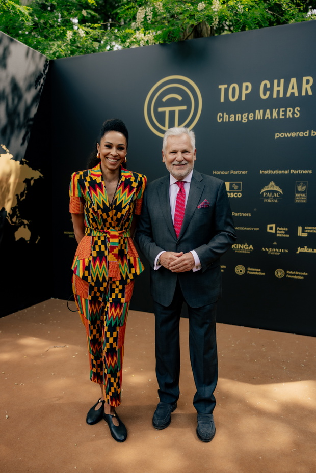 Omenaa Mensah i Aleksander Kwaśniewski na Top Charity 2026