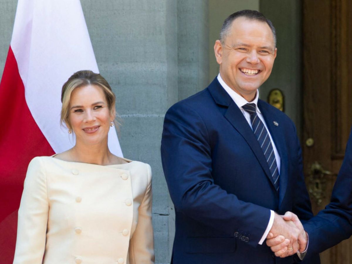 Marta Nawrocka przyćmiła pierwszą damę Szwajcarii