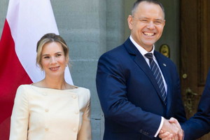 Marta Nawrocka przyćmiła pierwszą damę Szwajcarii