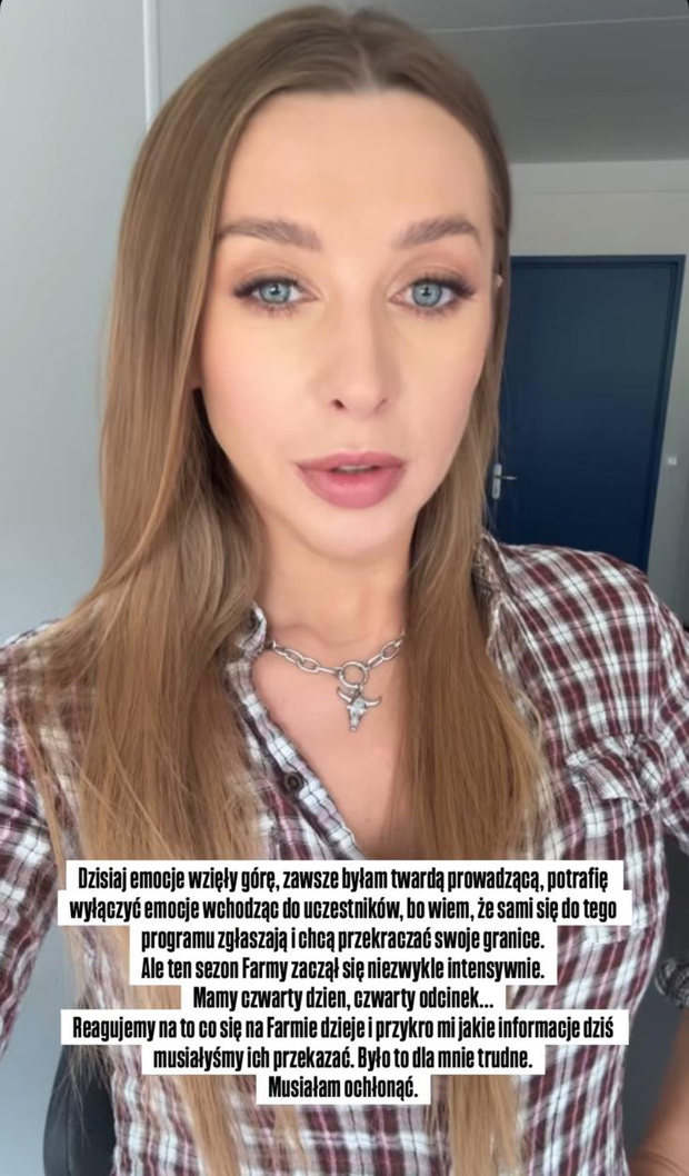 Ilona Krawczyńska na planie 6. edycji Farmy