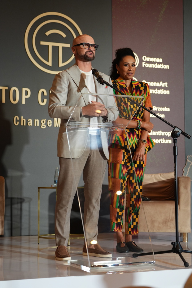 Rafał Brzoska i  Omenaa Mensah na Top Charity 2026