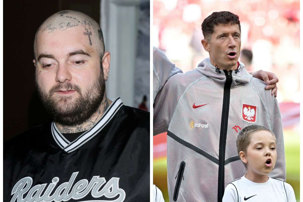 Lewandowski wyszedł na mecz z Mają z Cancer Fighter. Bedoes zabrał głos