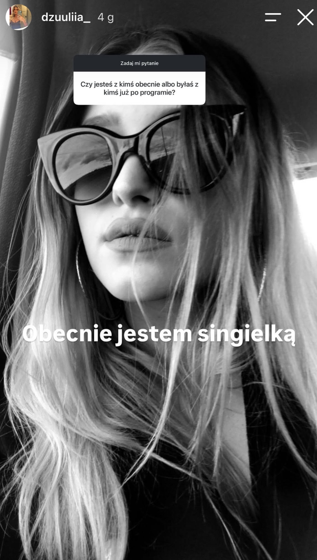 Julia z "Love is Blind" jest singielką po programie?