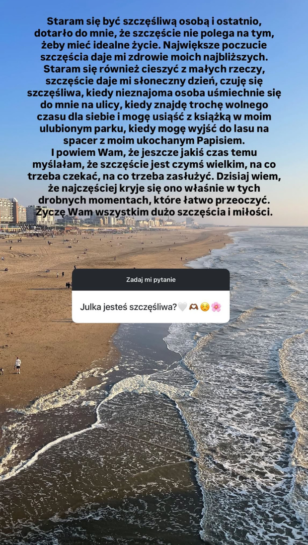 Julia z "Love is Blind" o szczęściu