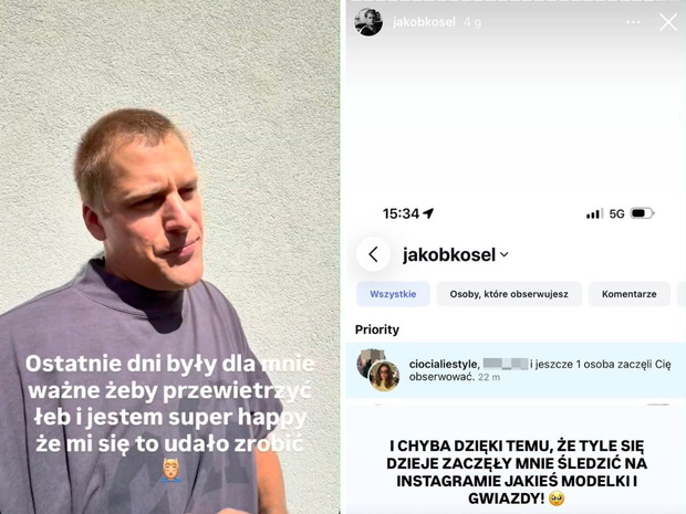 Jakob Kosel przerwał milczenie po doniesieniach o rozstaniu z Ciocia Liestyle