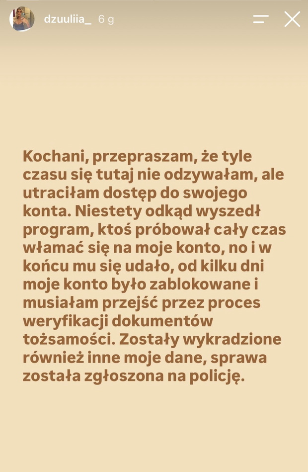 Julia z "Love is Blind: Polska" nagle zabrała głos