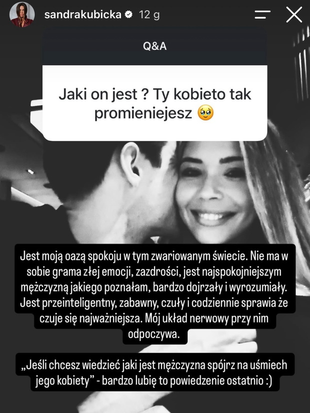 Tak nowy partner Kubickiej dogaduje się z jej synem