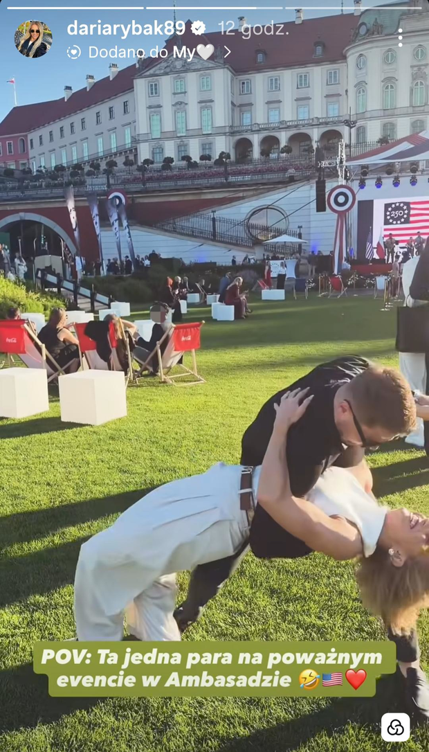 Daria i Filip z "Love is Blind: Polska" wirują w tańcu na 250-leciu USA