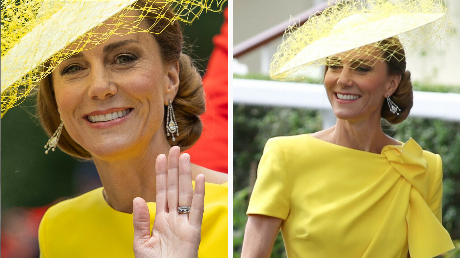 Księżna Kate po trzech latach powróciła na Royal Ascot i przyćmiła wszystkich kanarkową kreacją
