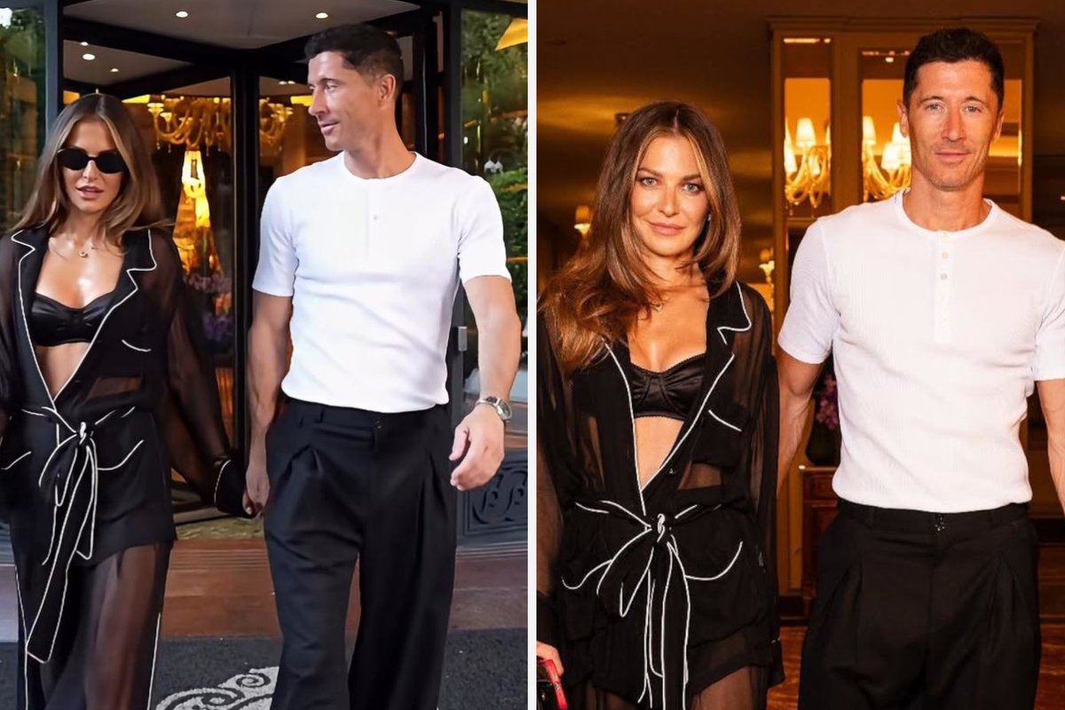 Anna Lewandowska w prześwitującym szlafroku w Mediolanie. Tak wystroiła się na randkę z Robertem. Cena powala